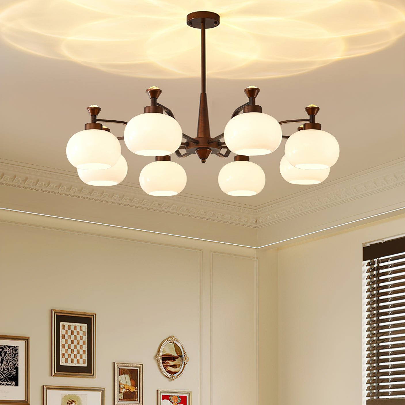 Aurora Chandelier Globe Spotlight - Letslighting