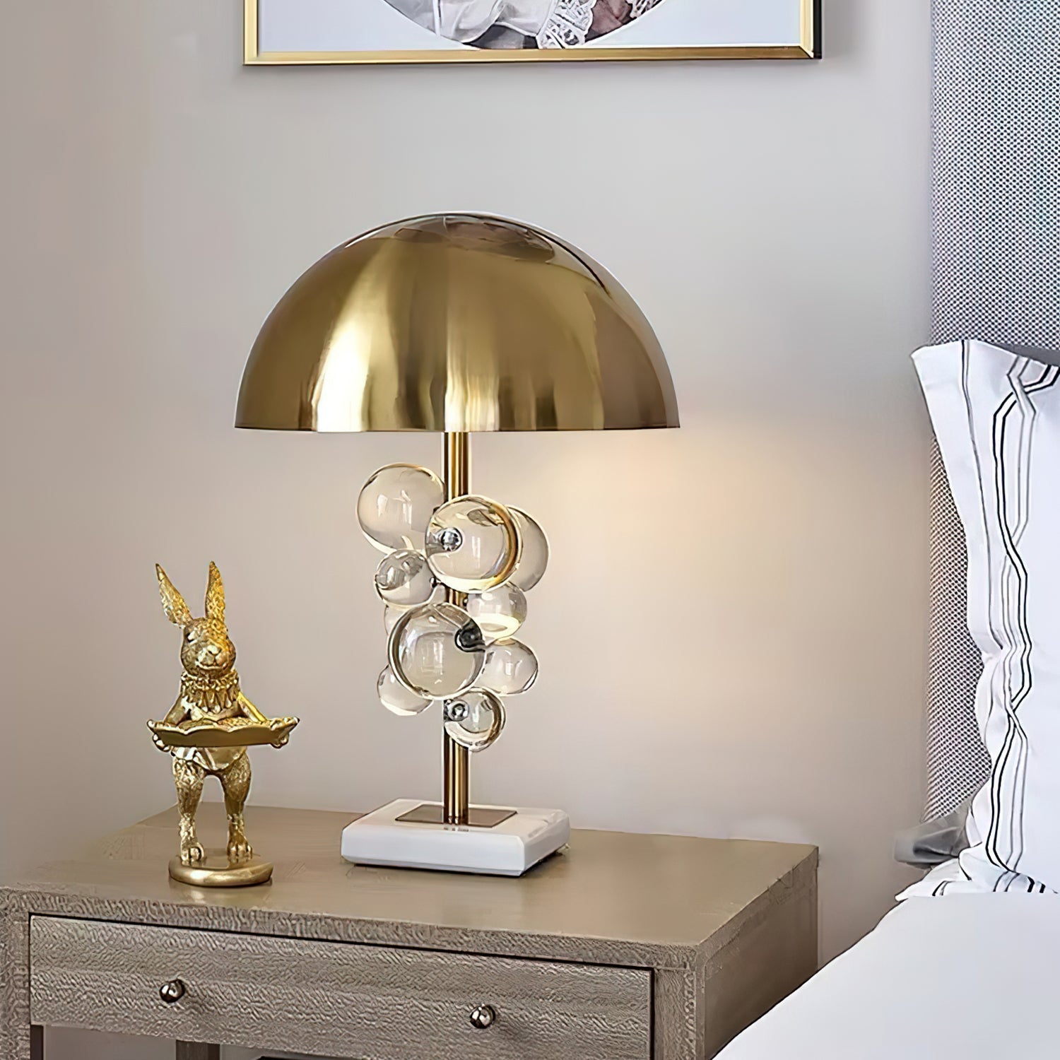 Natalie Modern Marble Table Lamp - Letslighting