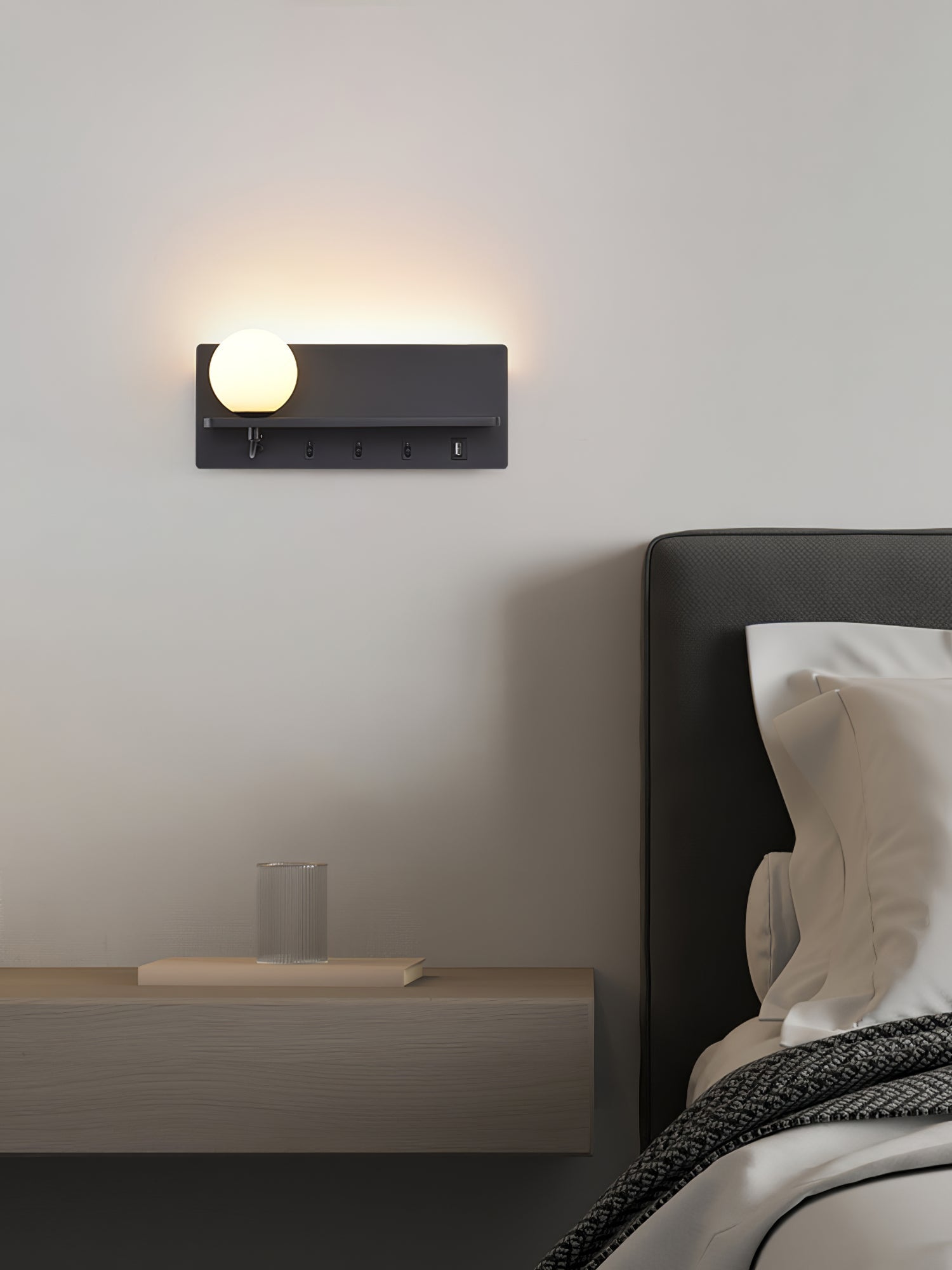 Alraeion Modern Minimalist Slim Glass Wall lamp - Letslighting