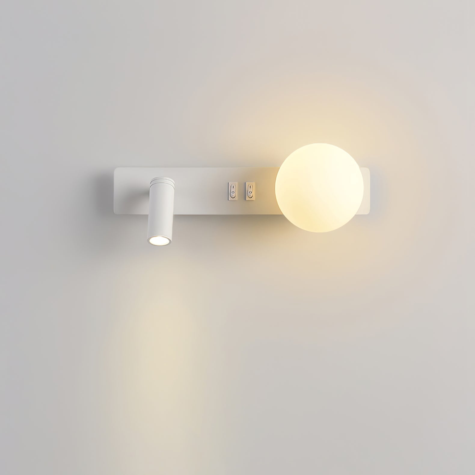 Alraeion Modern Minimalist Slim Glass Wall lamp - Letslighting