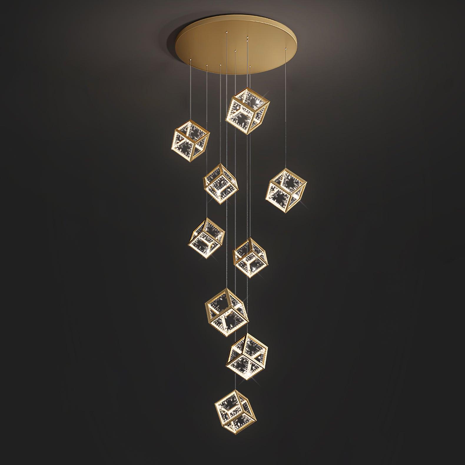Kristy Gold Chandelier Mulit-Head - Letslighting