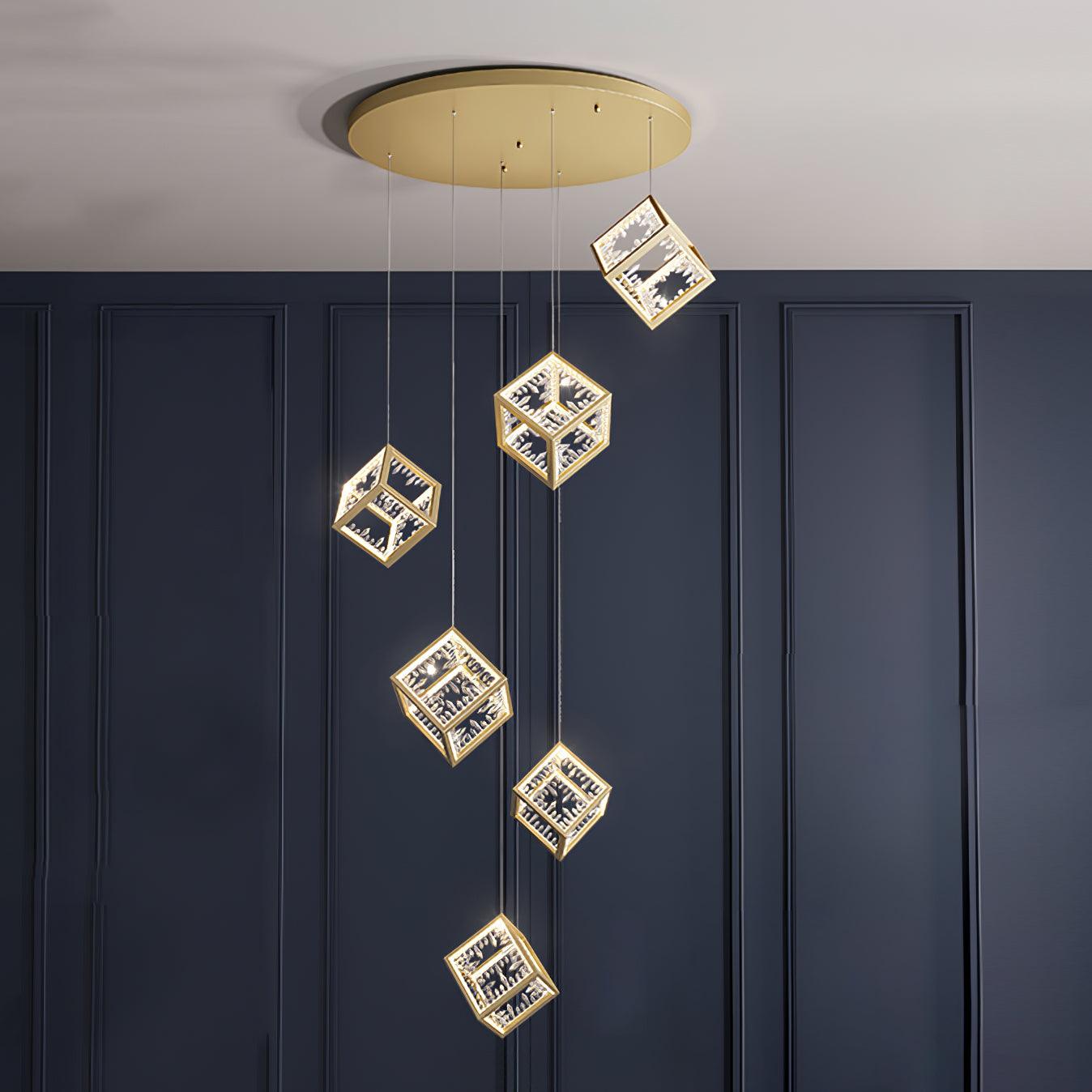 Kristy Gold Chandelier Mulit-Head - Letslighting