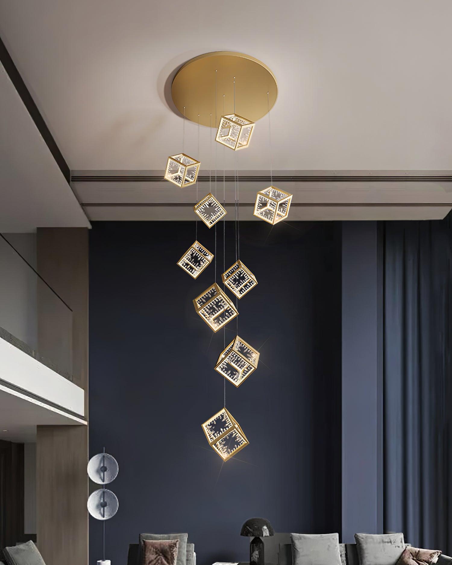 Kristy Gold Chandelier Mulit-Head - Letslighting