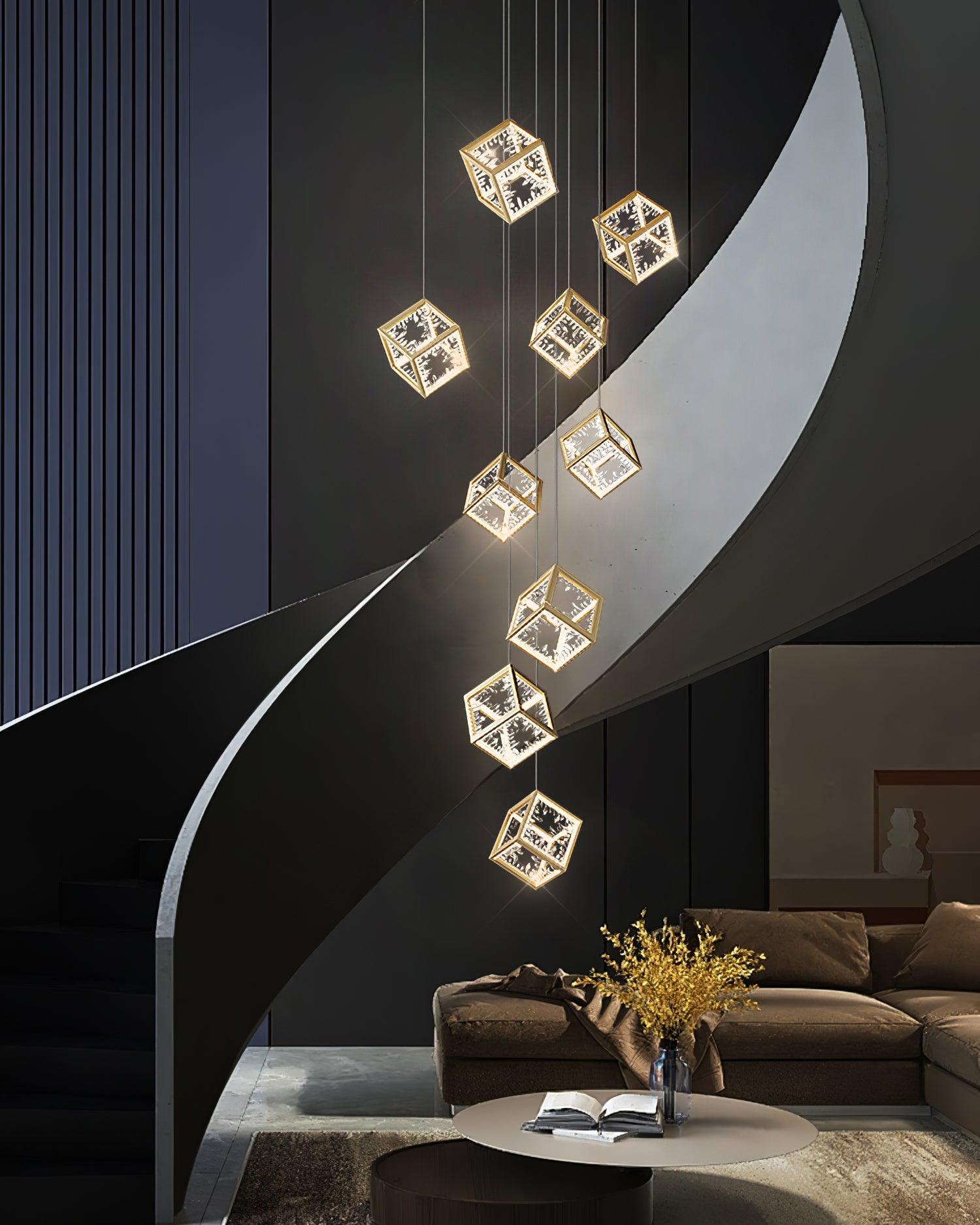 Kristy Gold Chandelier Mulit-Head - Letslighting