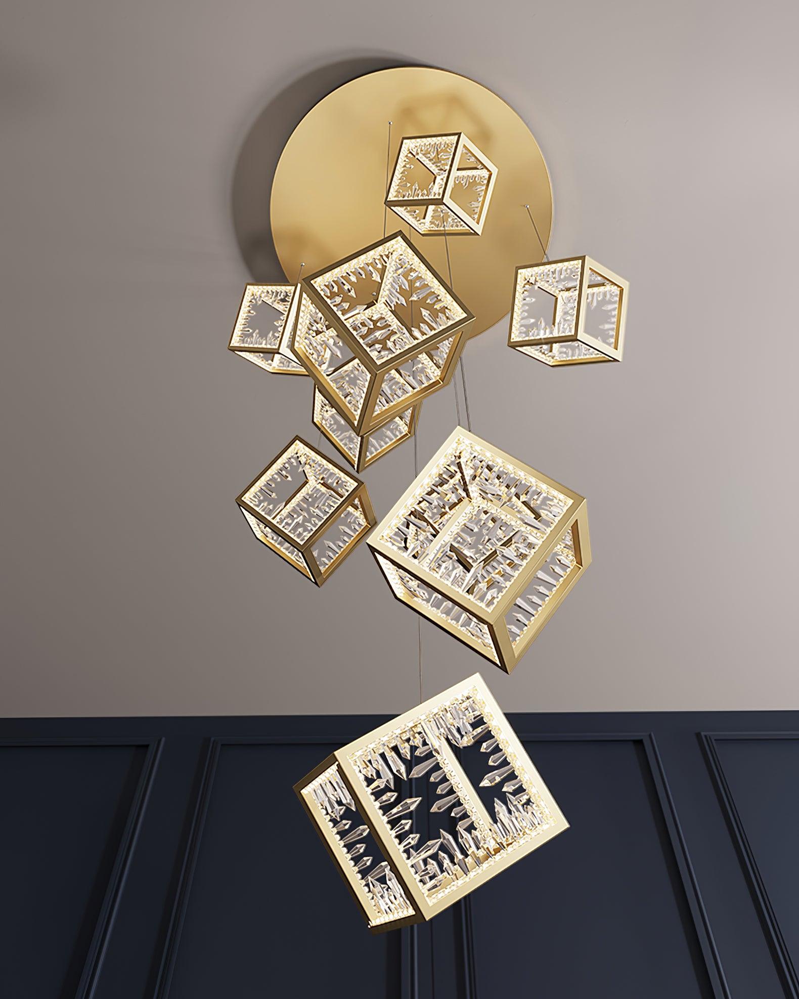 Kristy Gold Chandelier Mulit-Head - Letslighting