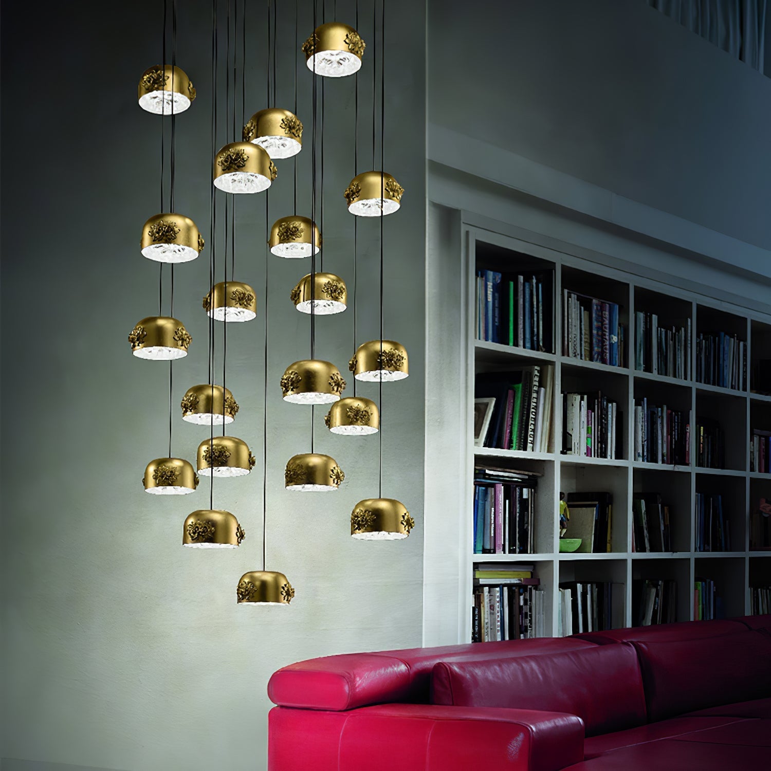 Zesolila Traditional Art Gold Pendant Light - Letslighting