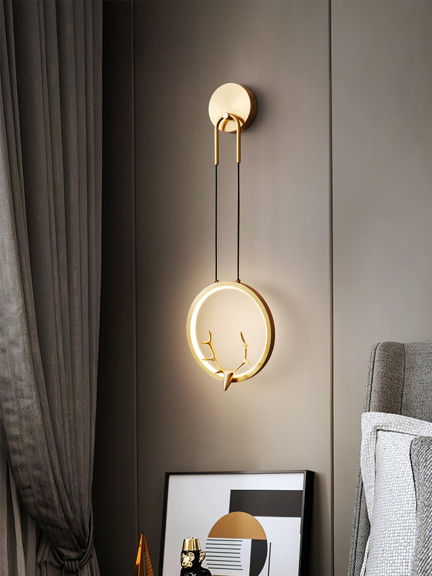 Celesta Brass Whimsical Wall Lamp - Letslighting