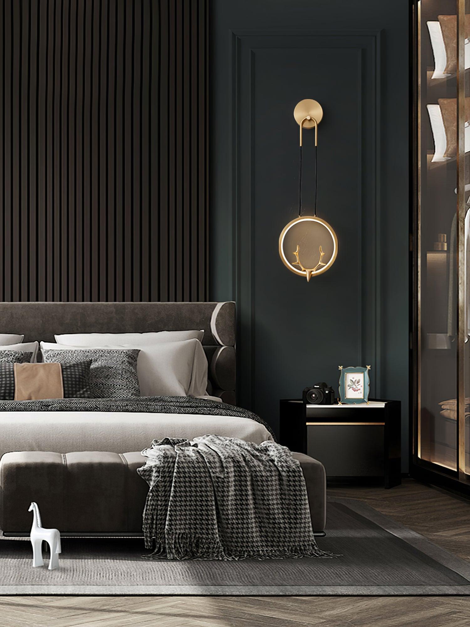 Celesta Brass Whimsical Wall Lamp - Letslighting