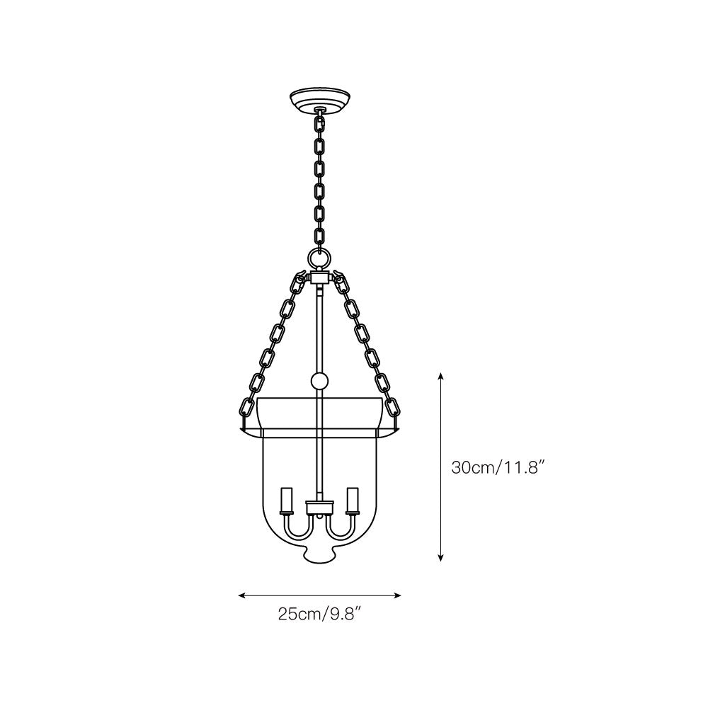Avshaora Vintage Industrial Glass Pendant Light - Letslighting