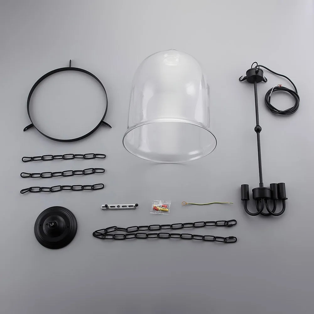 Avshaora Vintage Industrial Glass Pendant Light - Letslighting