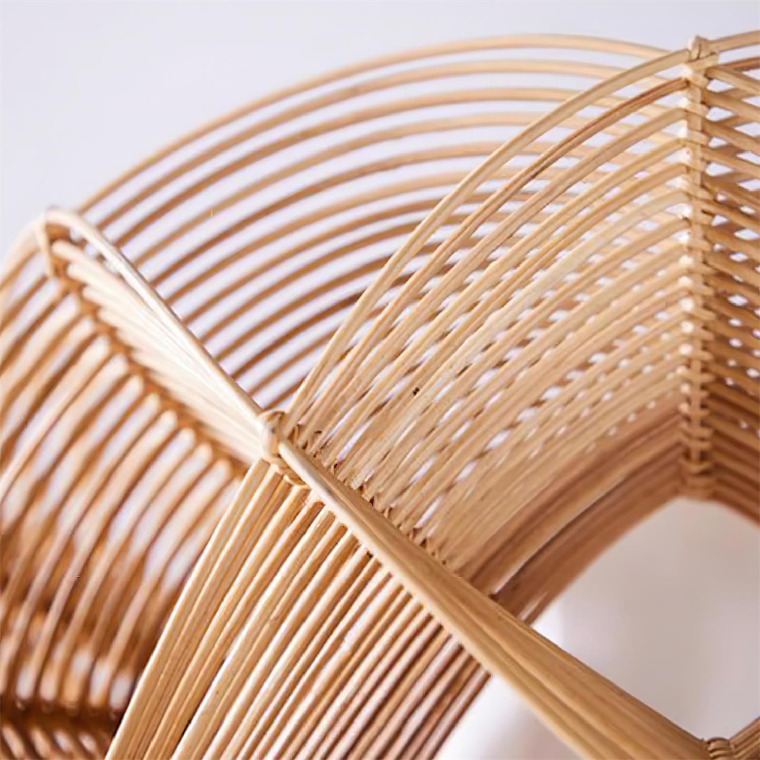 Golven Pendant Lamp Woven Rattan Organic Artistic - Letslighting