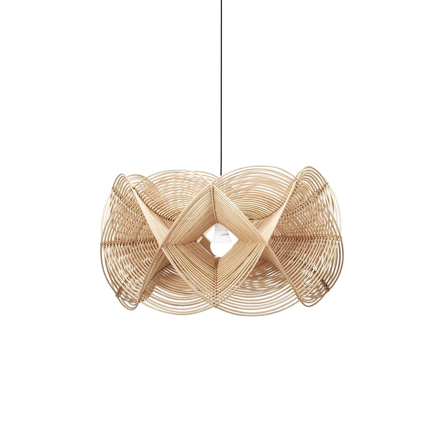 Golven Pendant Lamp Woven Rattan Organic Artistic - Letslighting
