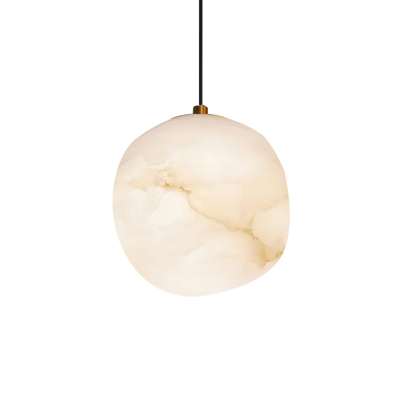Goose Pendant Lamp Alabaster Brass Sophistication - Letslighting