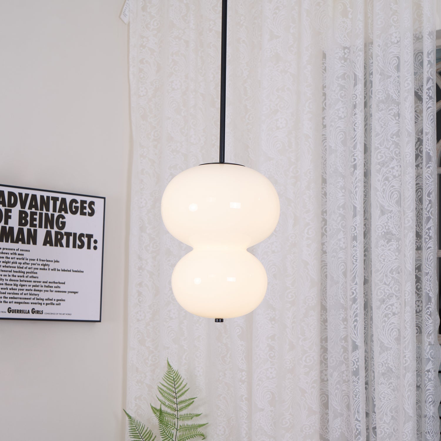 Warren Minimalist Glass Pendant Light - Letslighting