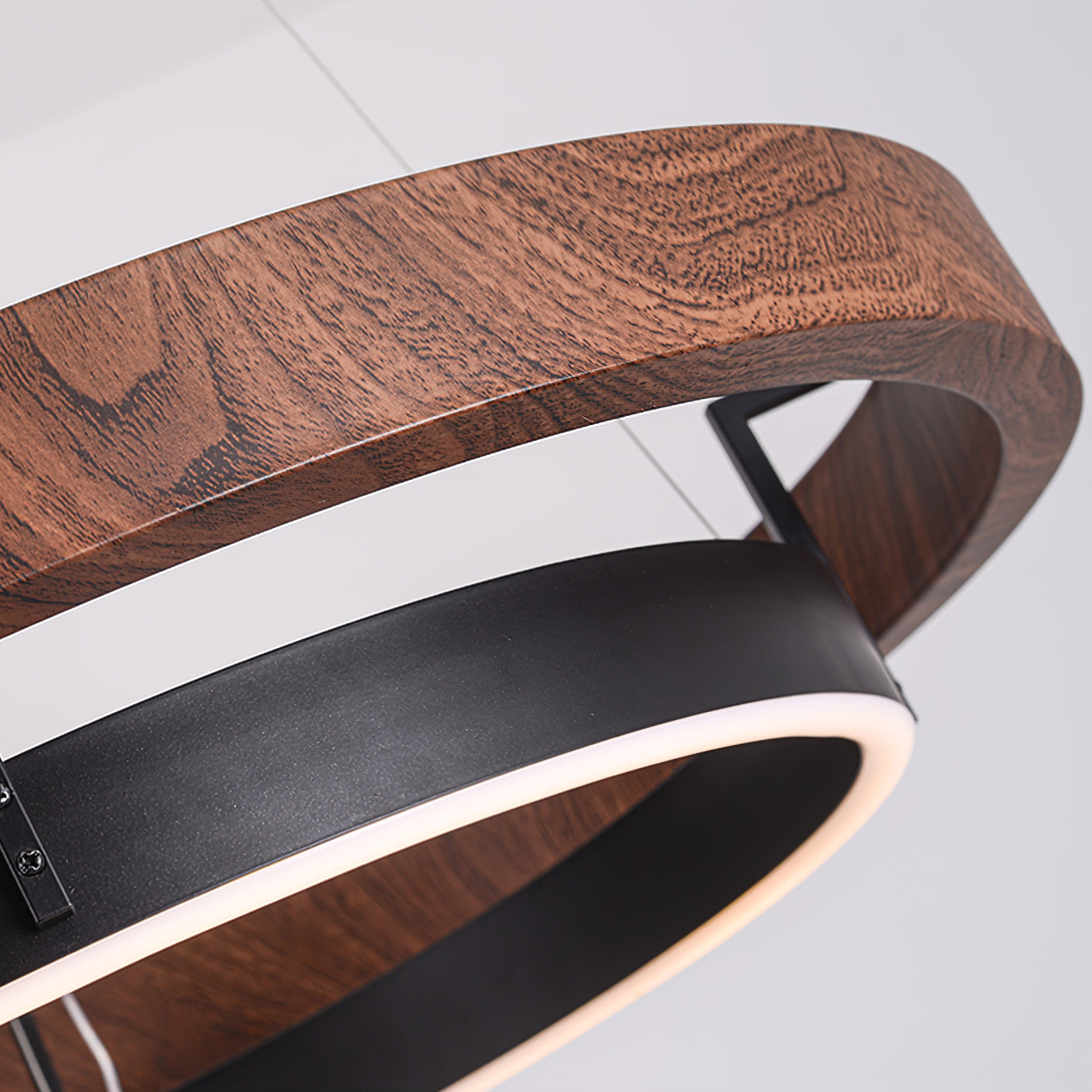 Muto Ring Wood Chandelier - Letslighting