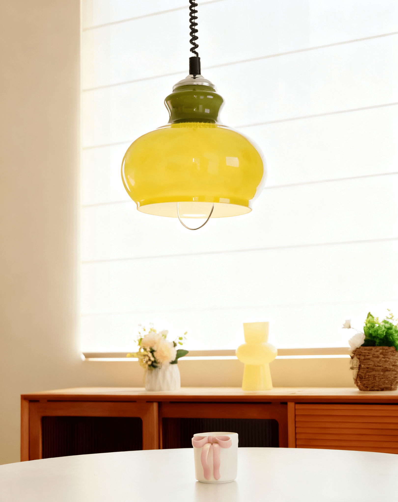 Gradient Modern Metal & Glass Pendant Light