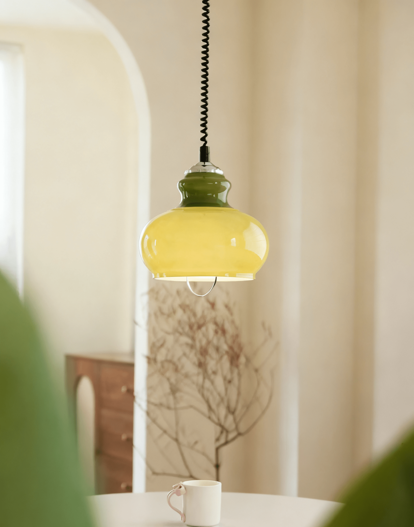 Gradient Modern Metal & Glass Pendant Light