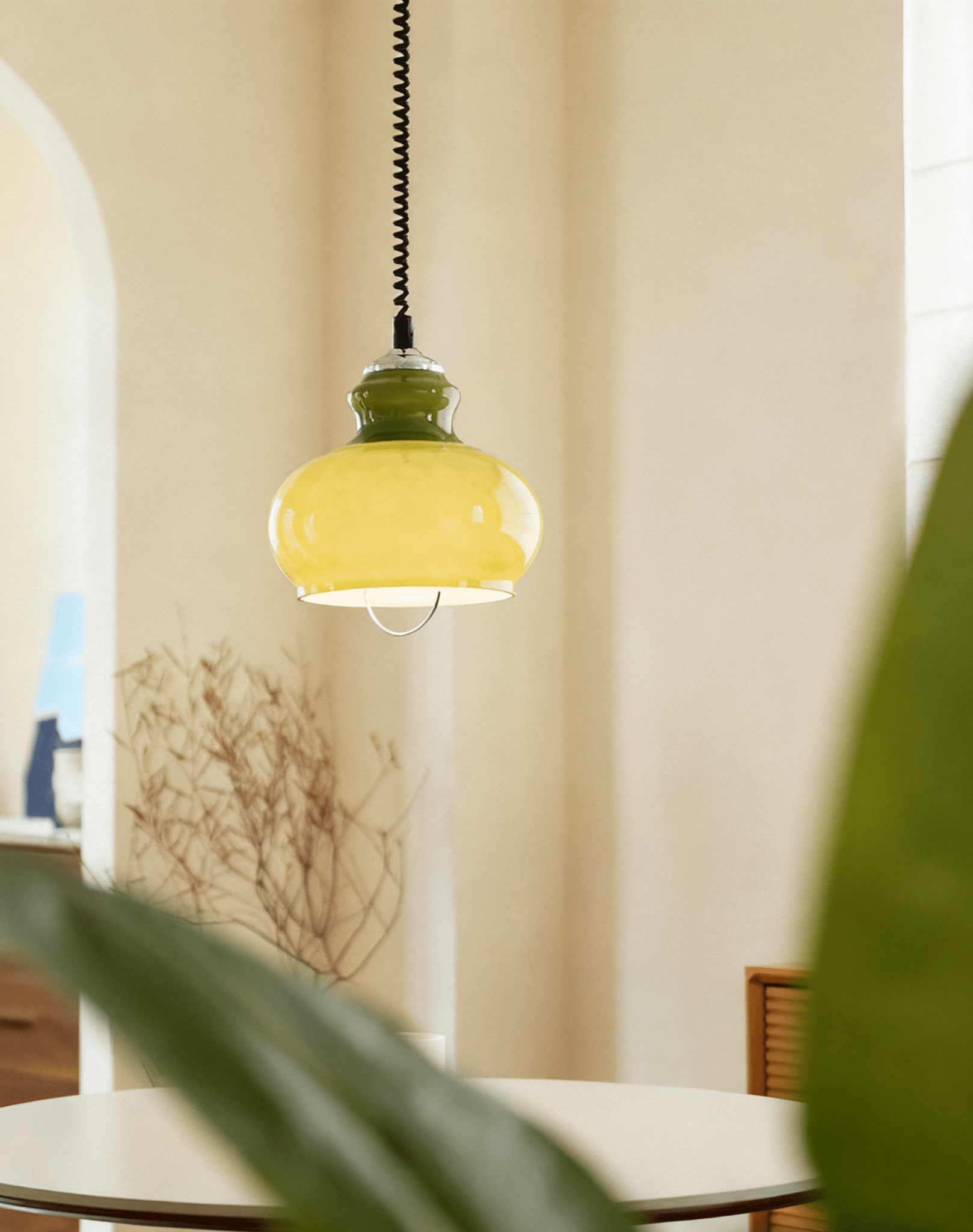 Gradient Modern Metal & Glass Pendant Light