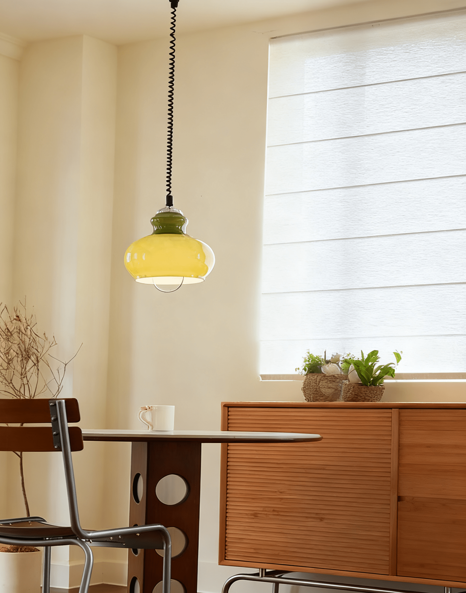 Gradient Modern Metal & Glass Pendant Light