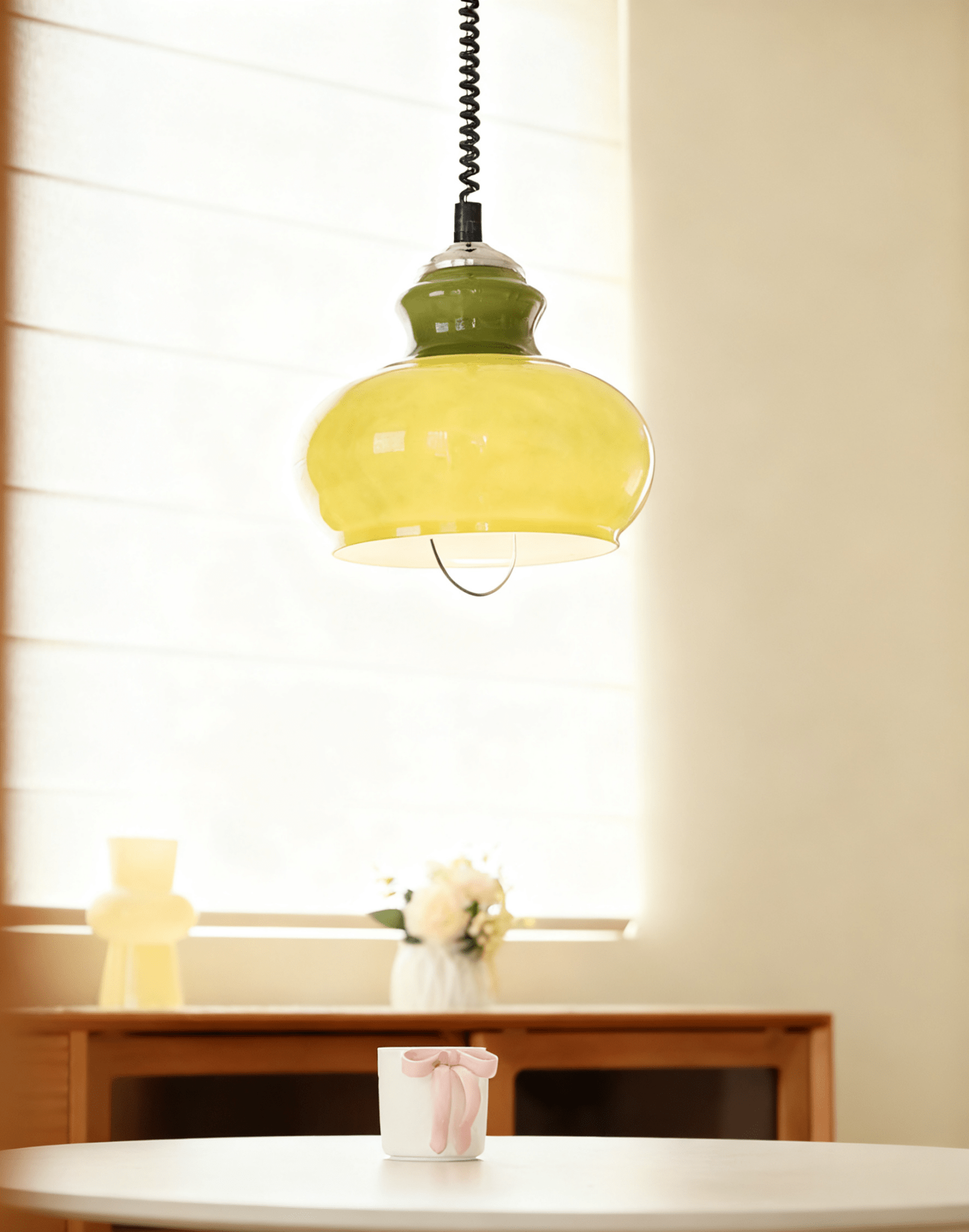 Gradient Modern Metal & Glass Pendant Light