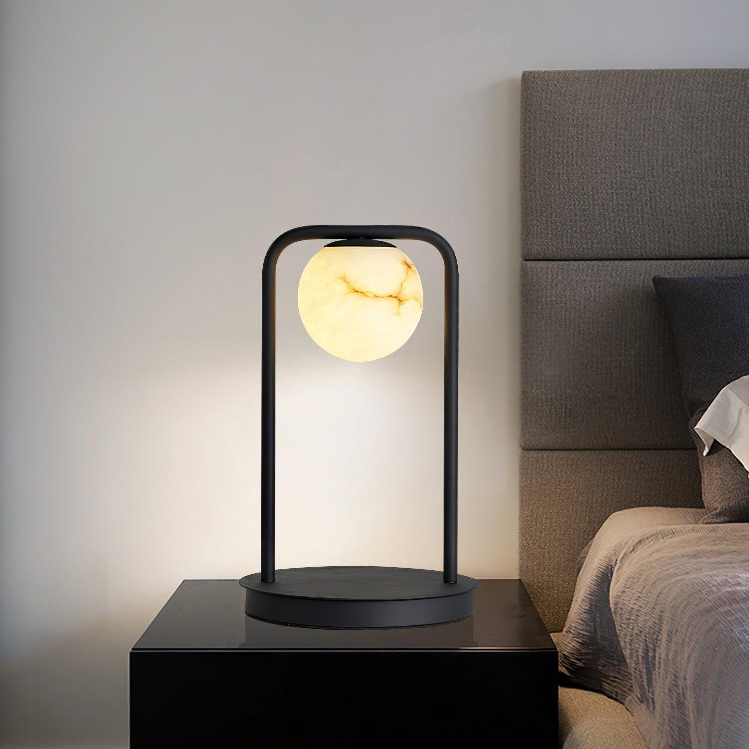 Ulrinus Arch Alabaster Table Lamp - Letslighting
