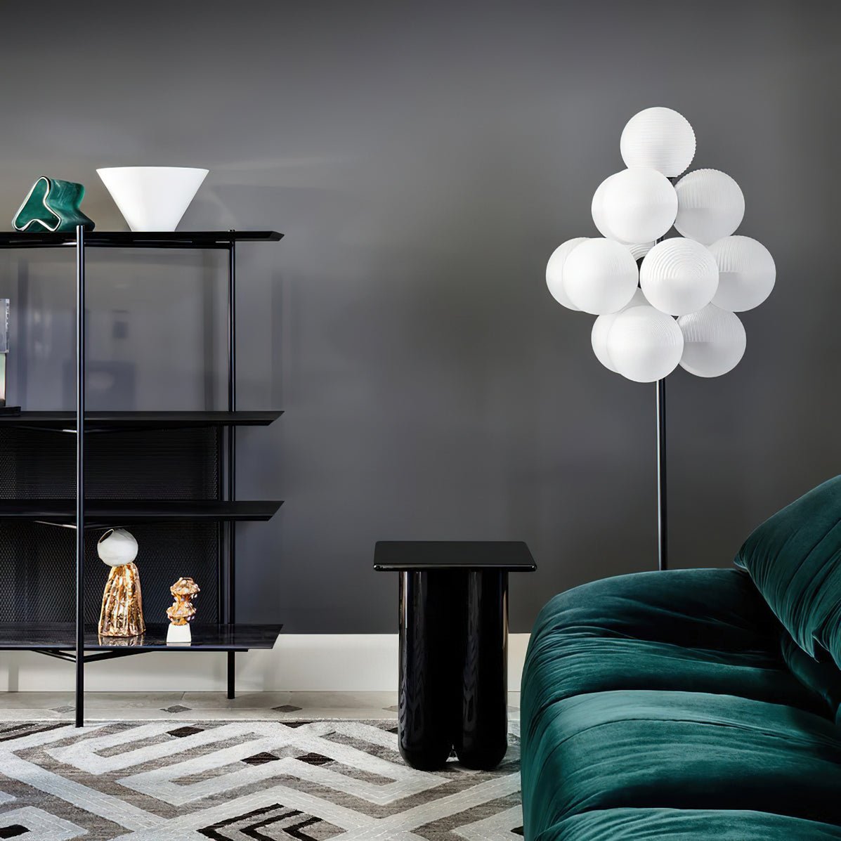 Nyrain Glass Artistic Floor Lamp - Letslighting