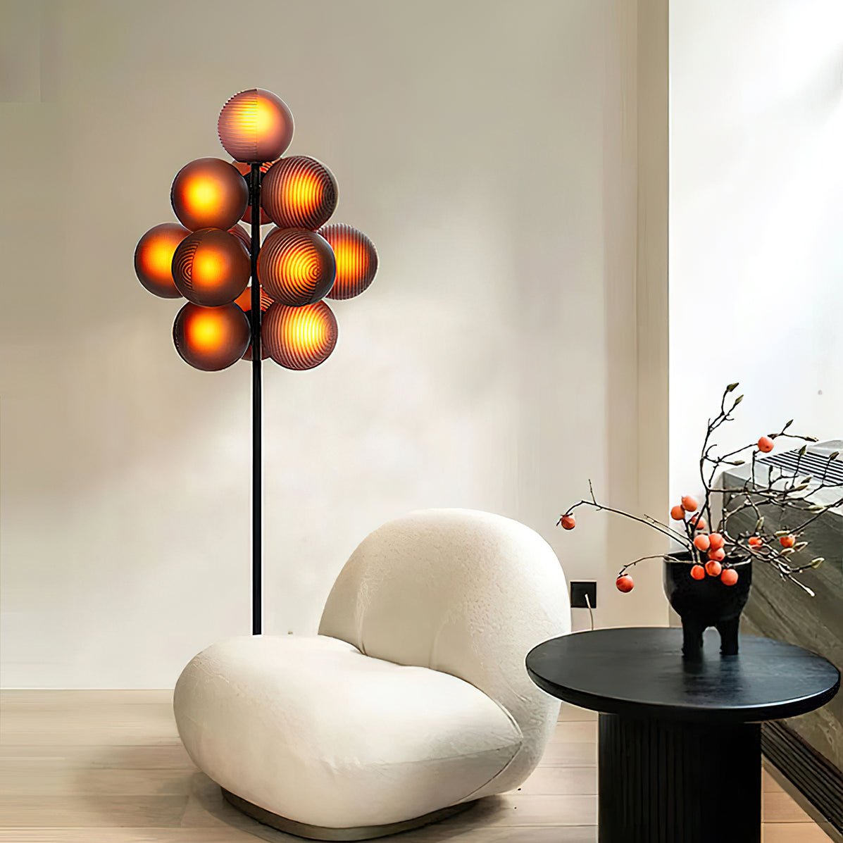 Nyrain Glass Artistic Floor Lamp - Letslighting