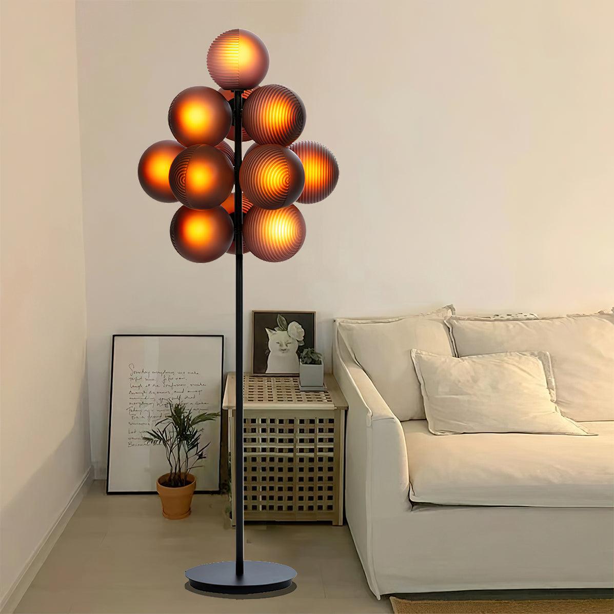 Nyrain Glass Artistic Floor Lamp - Letslighting