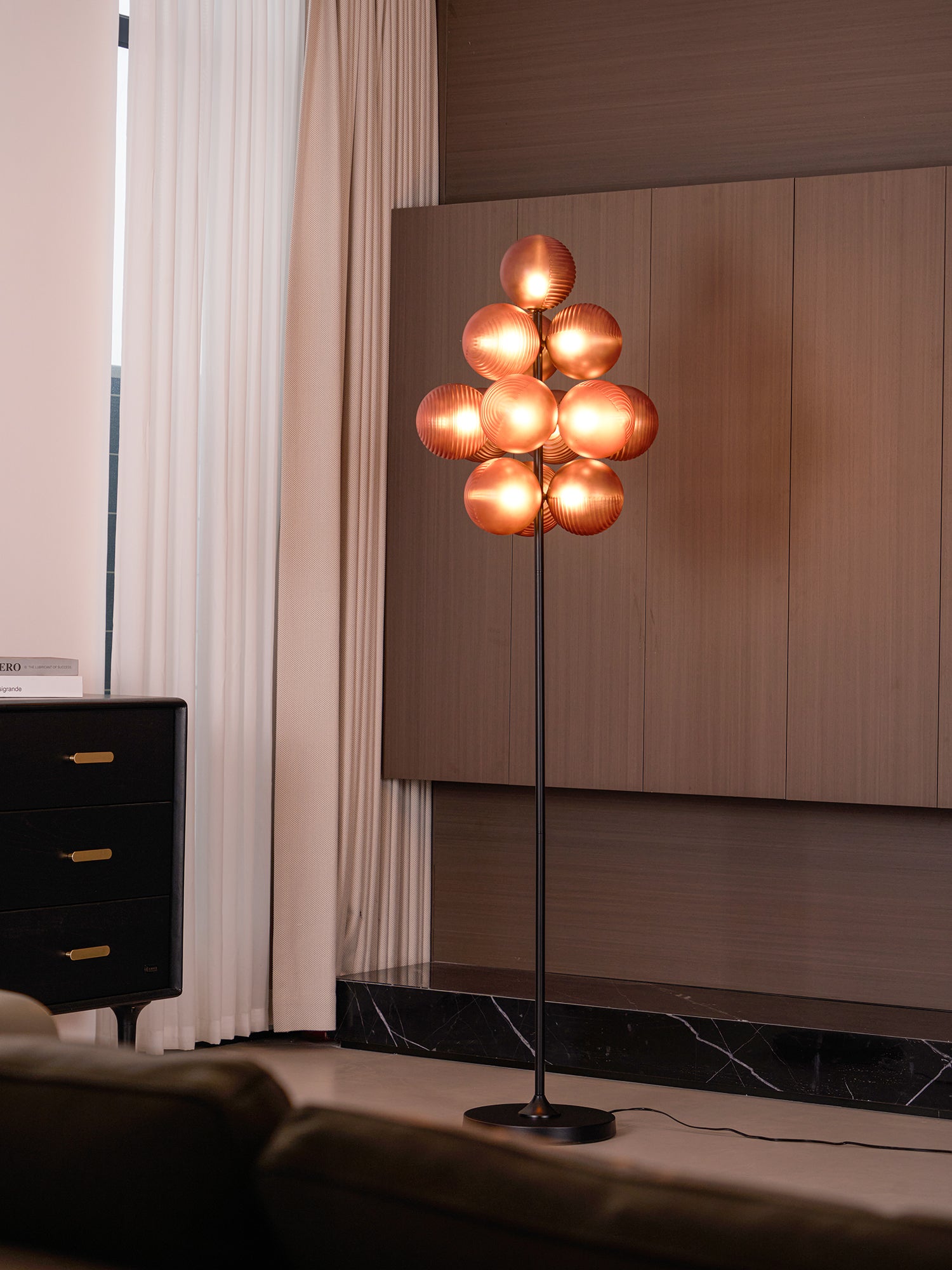 Nyrain Glass Artistic Floor Lamp - Letslighting