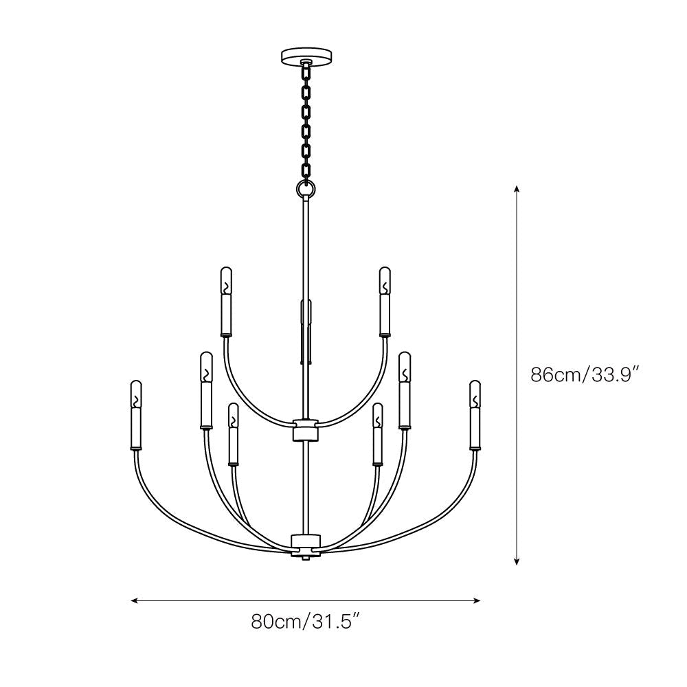 Irinel Vintage Industrial Chandelier - Letslighting