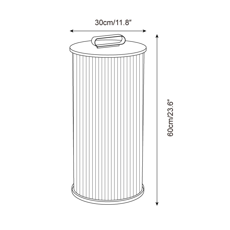 Greta Outdoor Lamp Stainless Steel Cylinder Modern - Letslighting