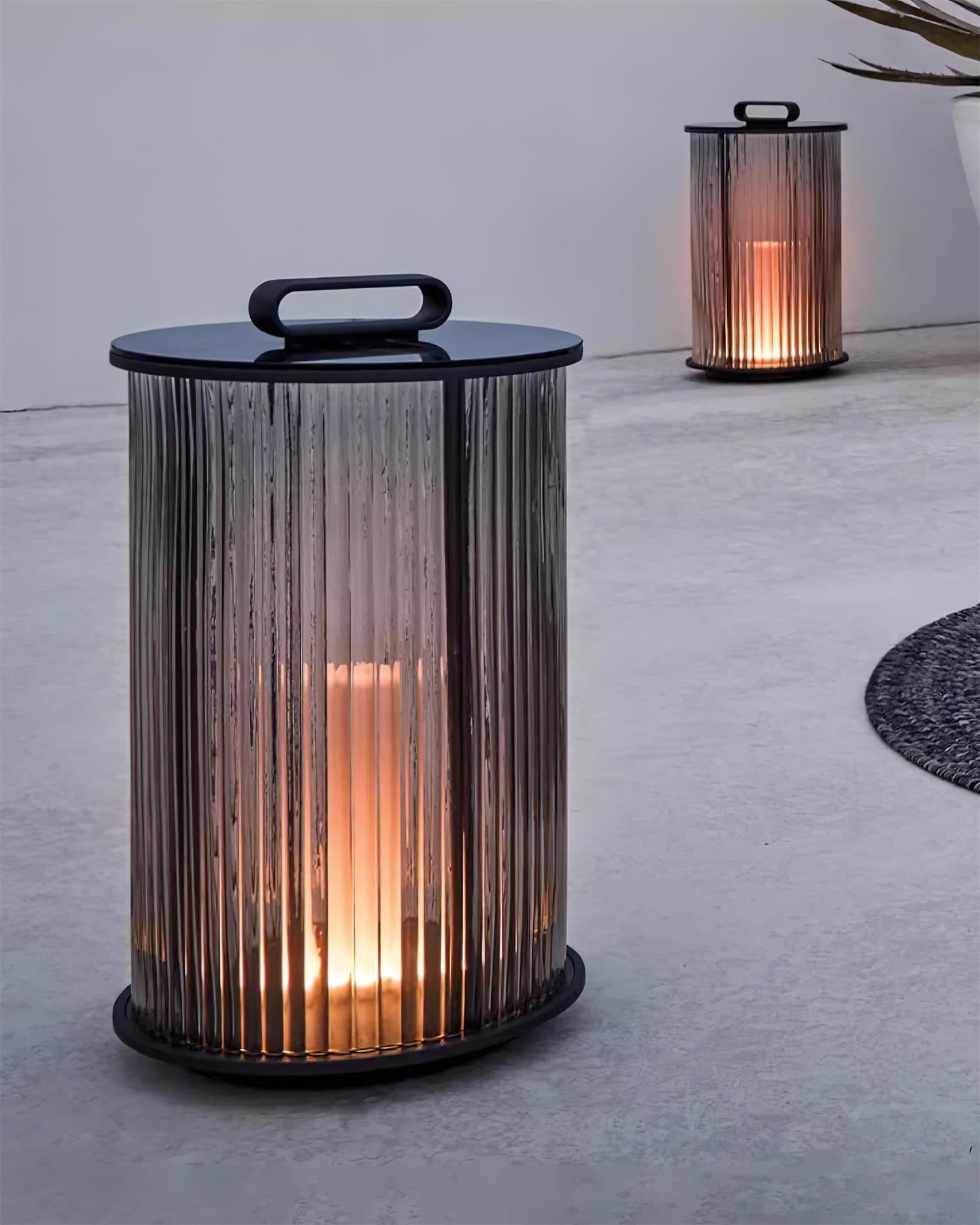 Greta Outdoor Lamp Stainless Steel Cylinder Modern - Letslighting
