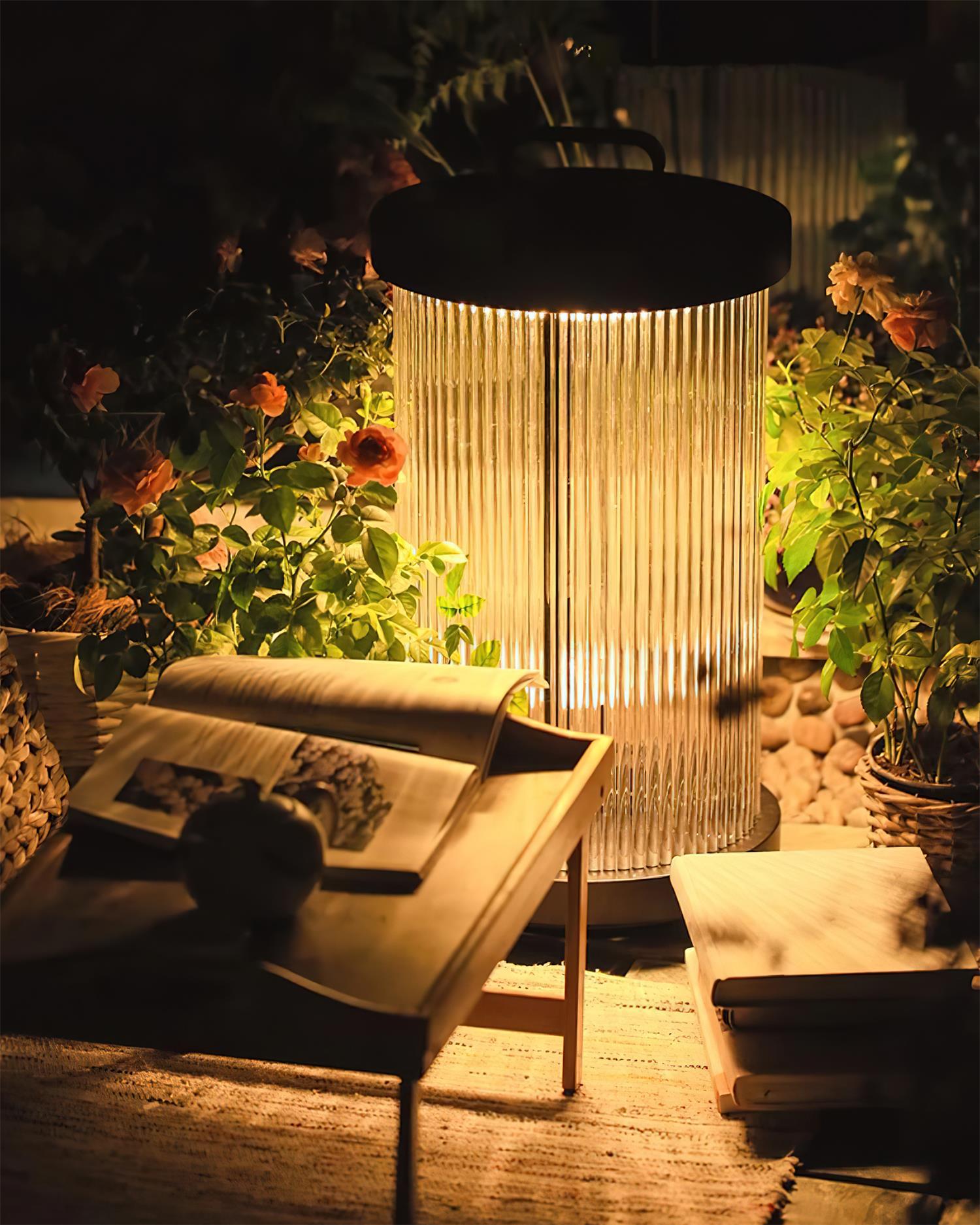 Greta Outdoor Lamp Stainless Steel Cylinder Modern - Letslighting