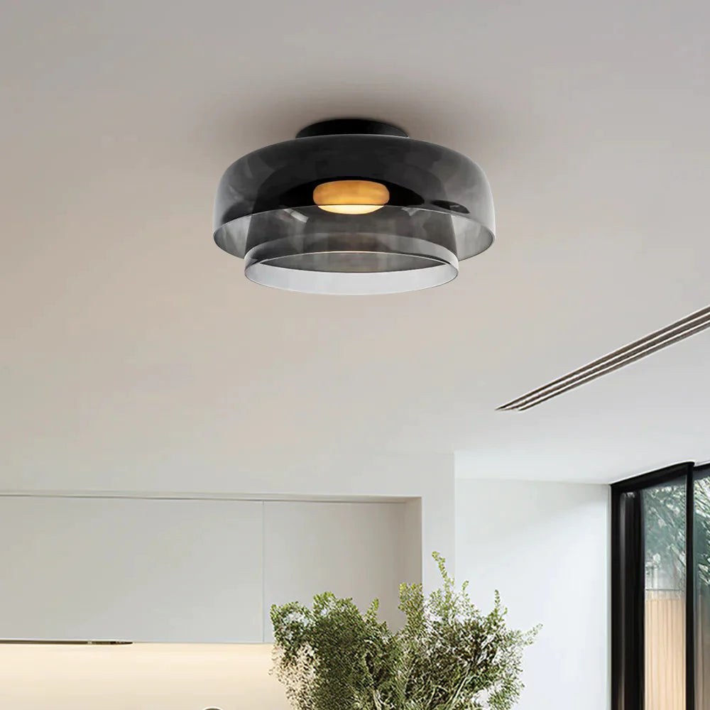 Valentina Modern Simple Creative Glass Flush Mount Ceiling Light - Letslighting
