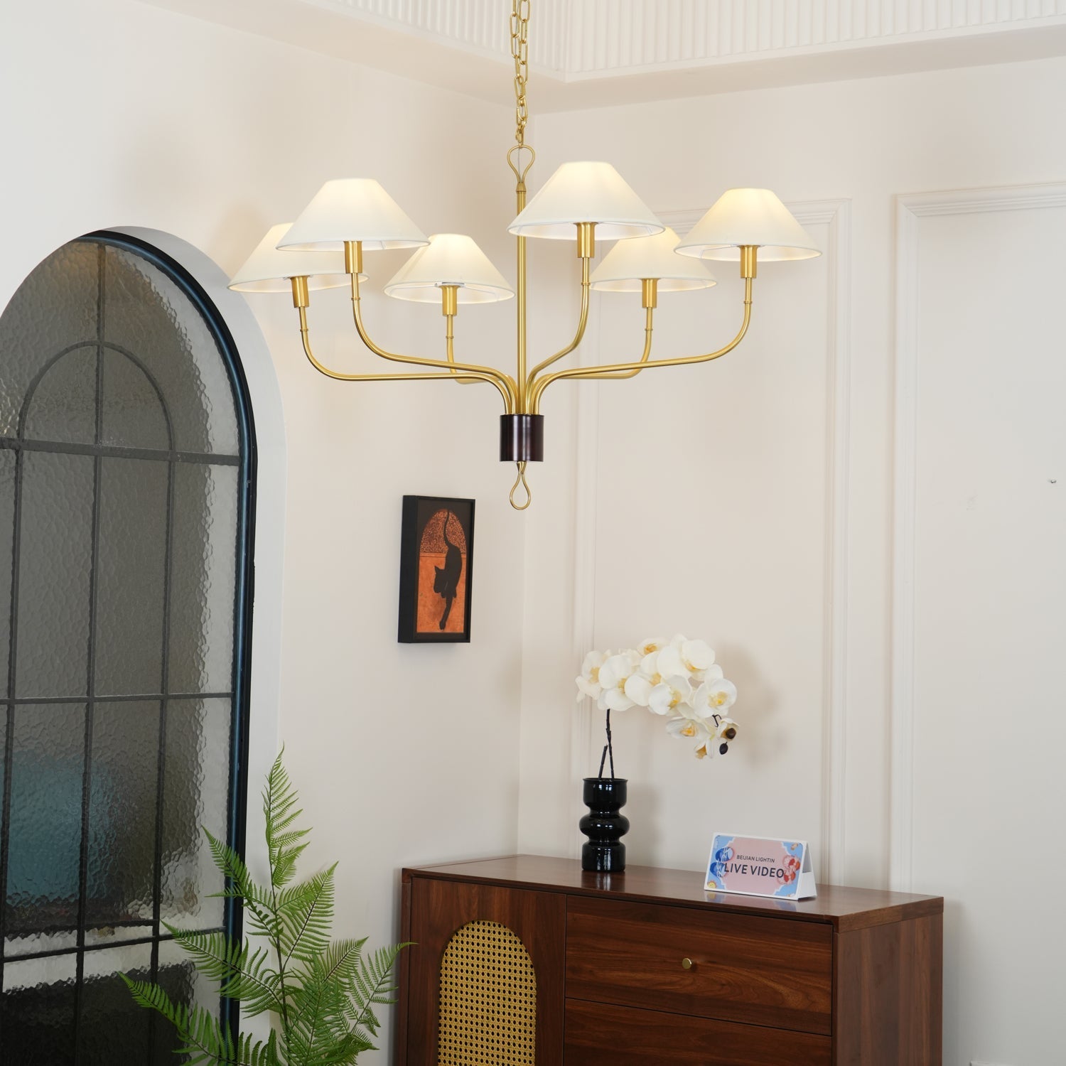 Regal Classic Brass Tail Chandelier - Letslighting