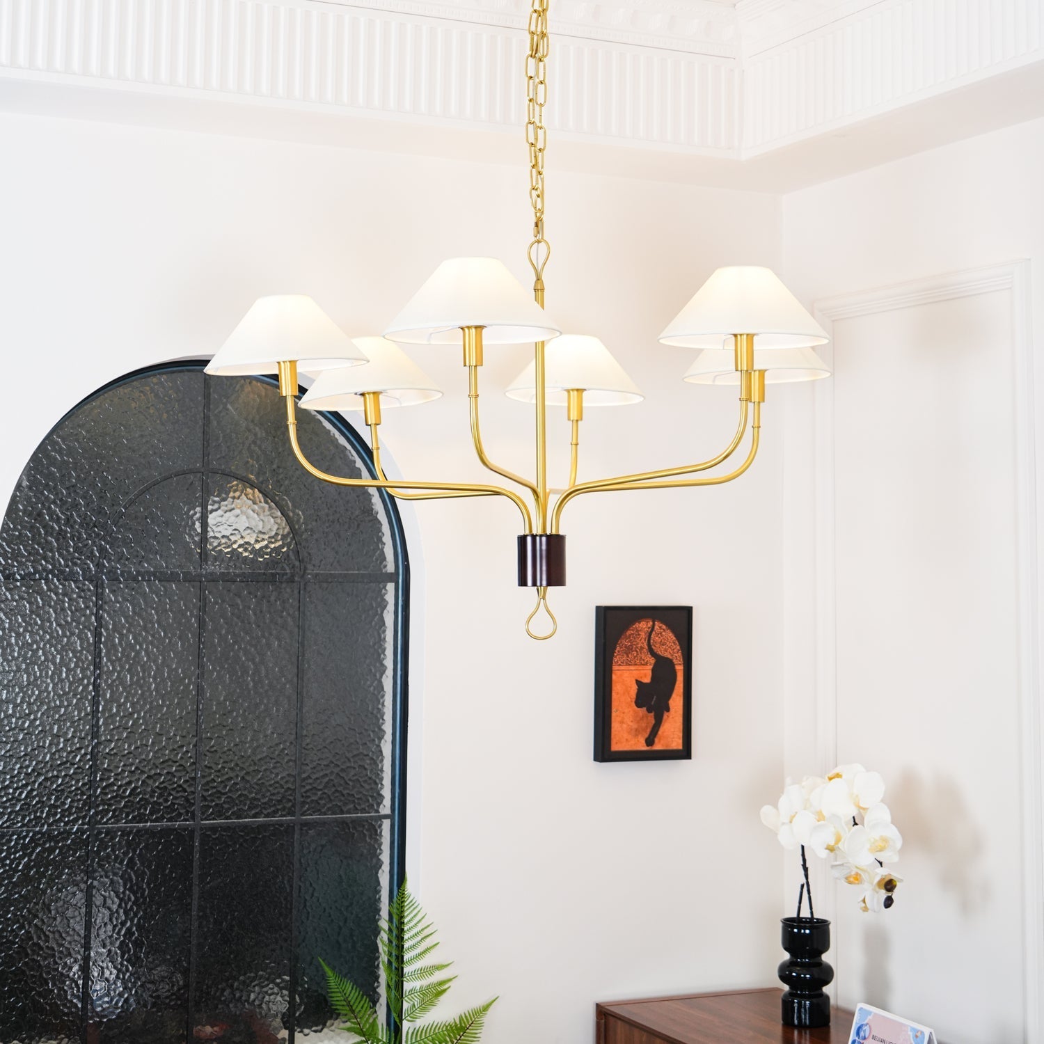 Regal Classic Brass Tail Chandelier - Letslighting
