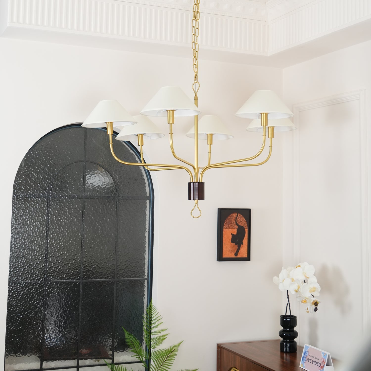 Regal Classic Brass Tail Chandelier - Letslighting