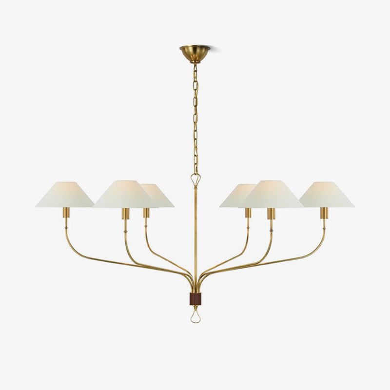 Regal Classic Brass Tail Chandelier - Letslighting