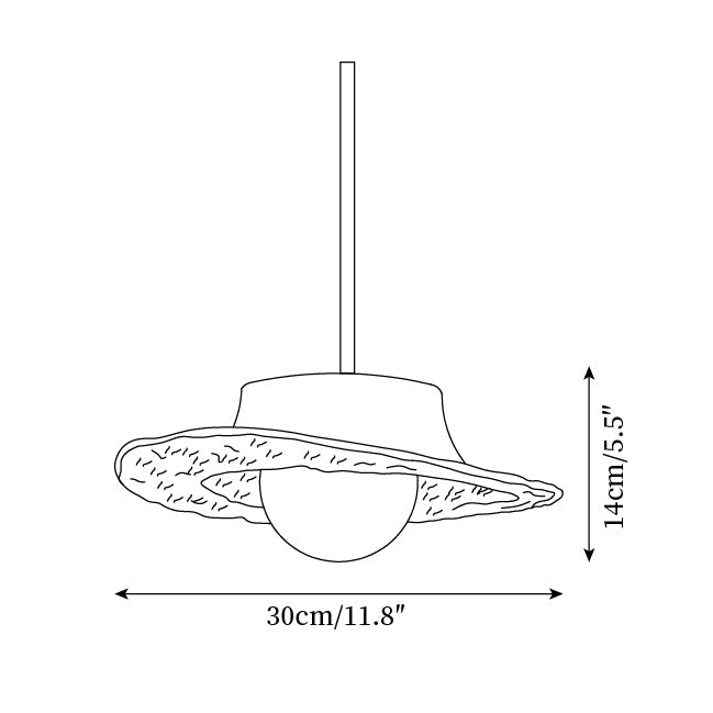 Grima Pendant Lamp Hat - Letslighting