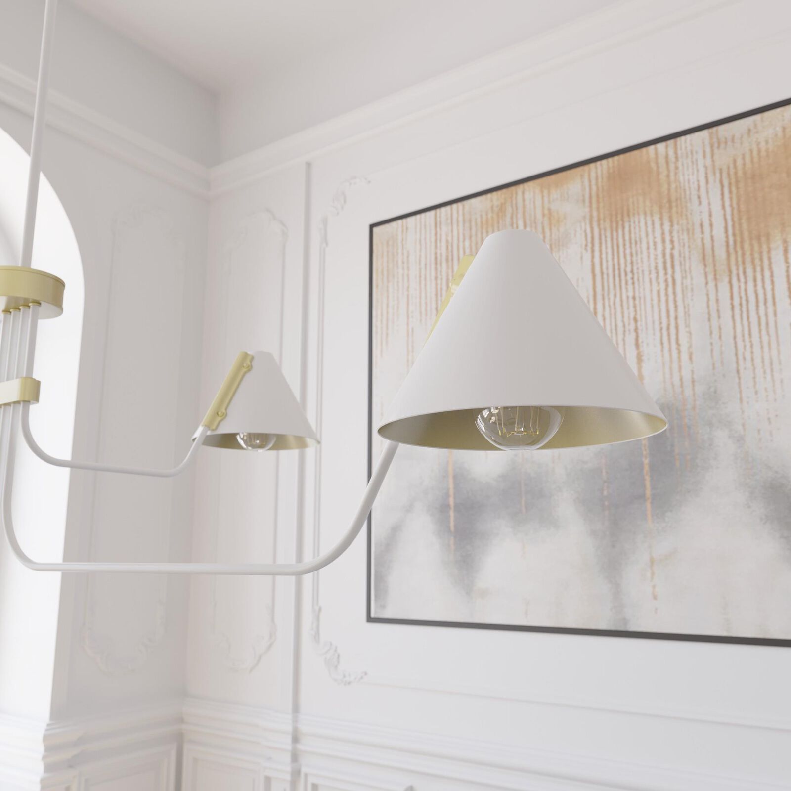 Cucarara Vintage Industrial Isle Black Chandelier - Letslighting