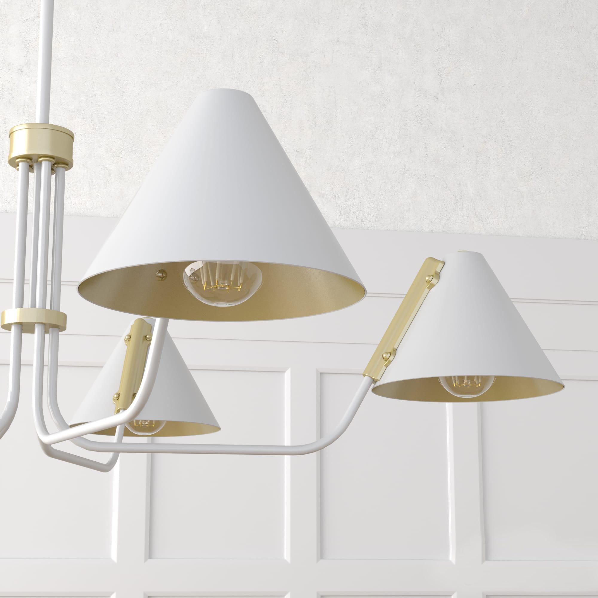 Cucarara Vintage Industrial Isle Black Chandelier - Letslighting