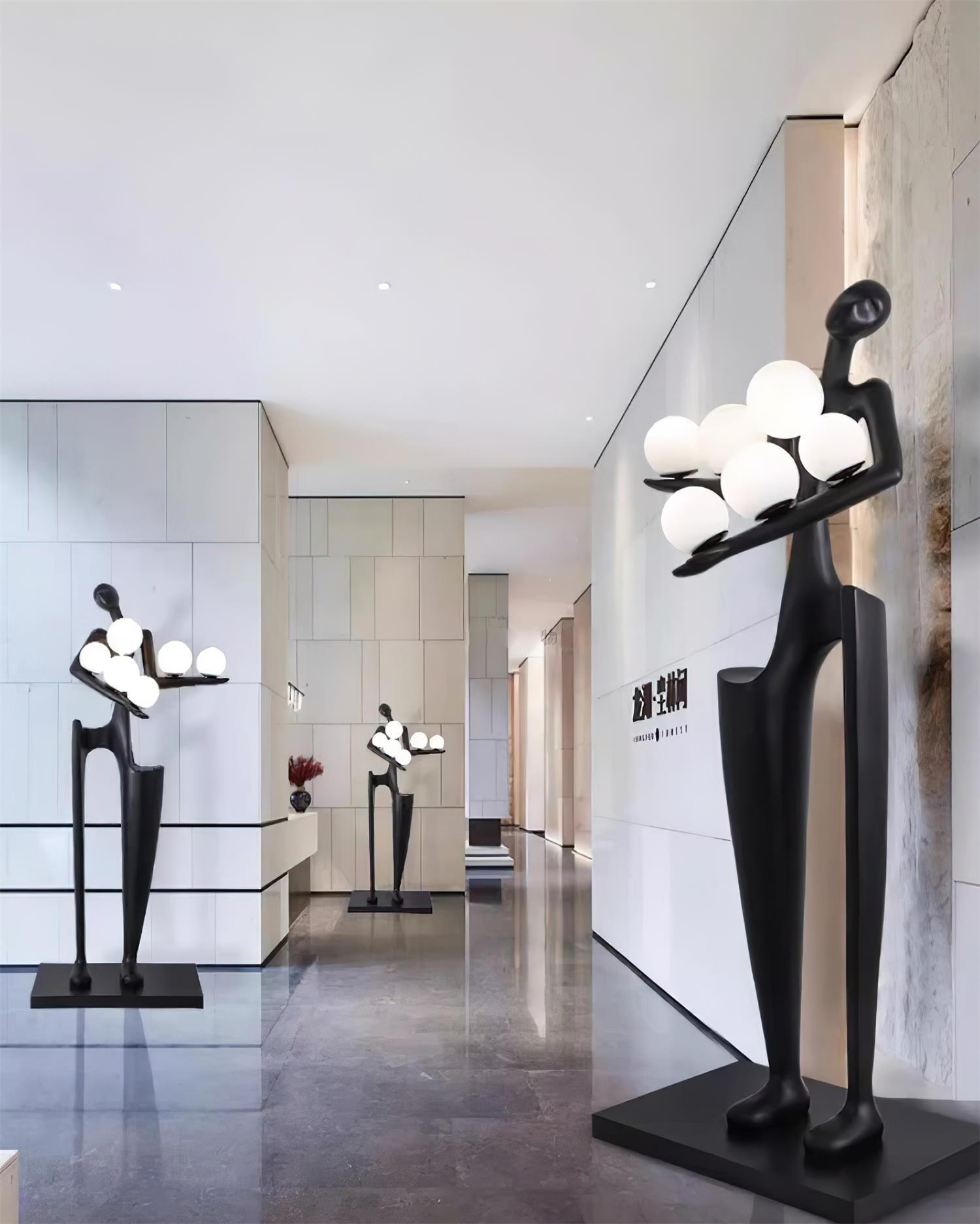 Zenoce Plastic Artistic Floor Lamp - Letslighting