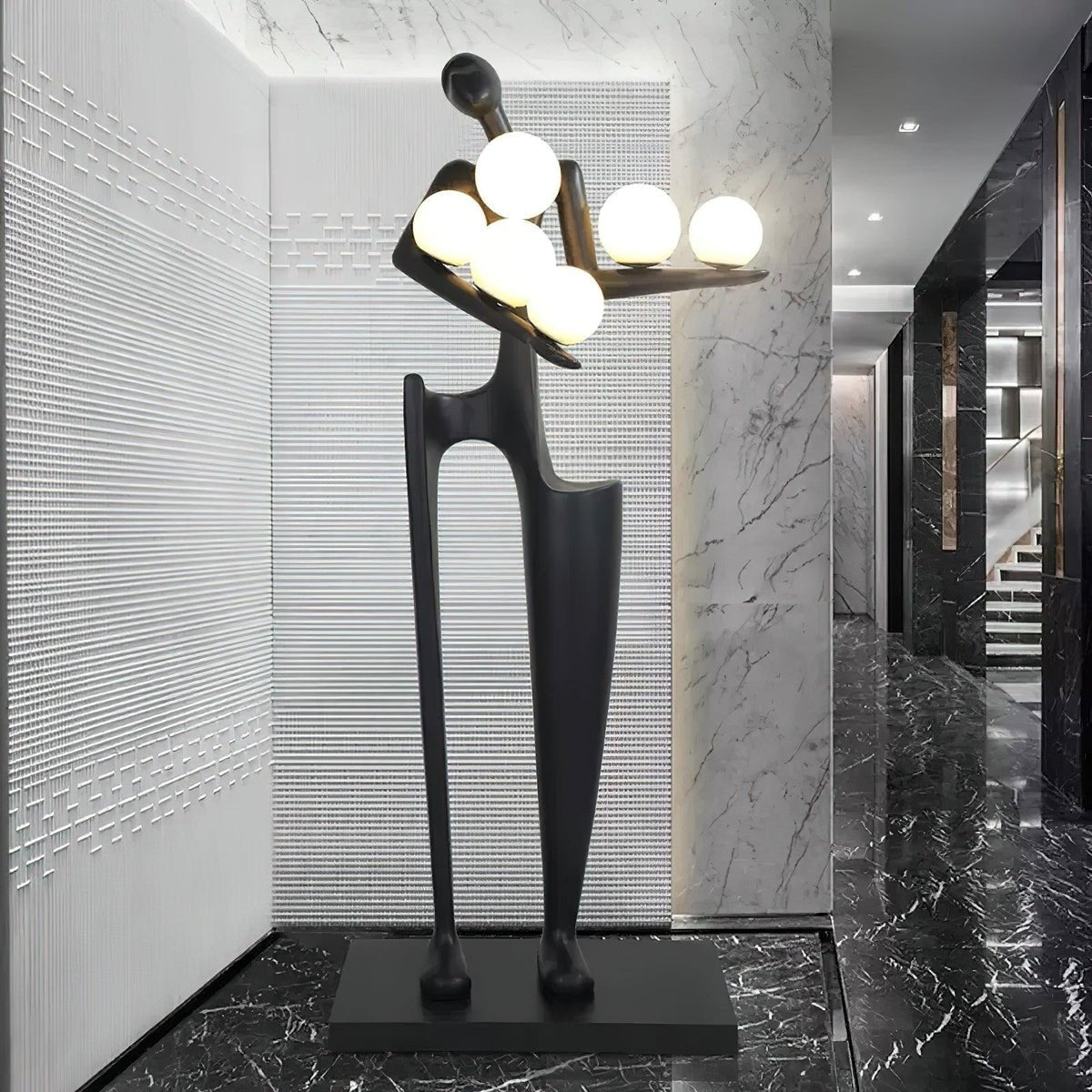 Zenoce Plastic Artistic Floor Lamp - Letslighting