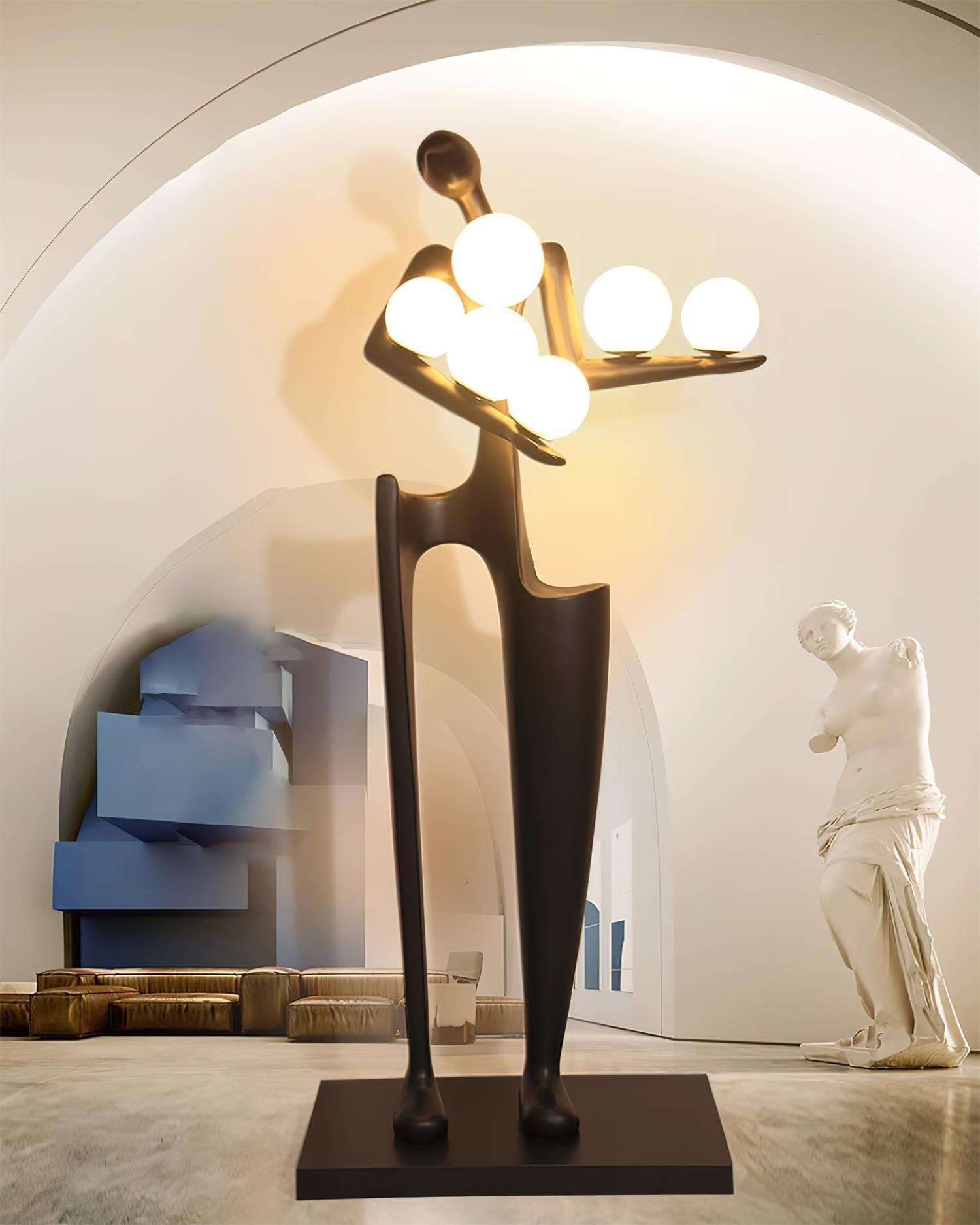 Zenoce Plastic Artistic Floor Lamp - Letslighting