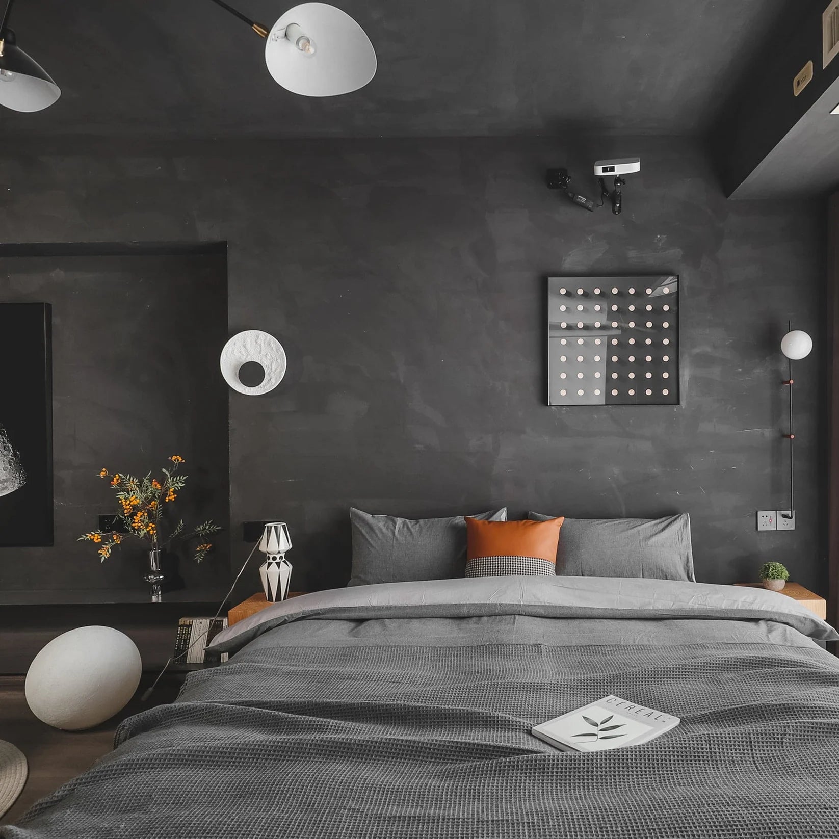 Byers Wall Lamp Round Resin - Letslighting