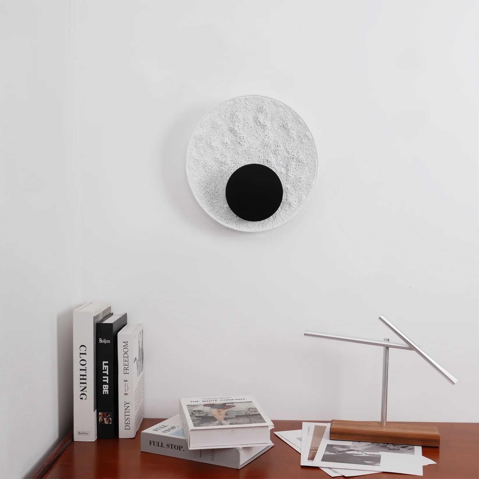 Byers Wall Lamp Round Resin - Letslighting