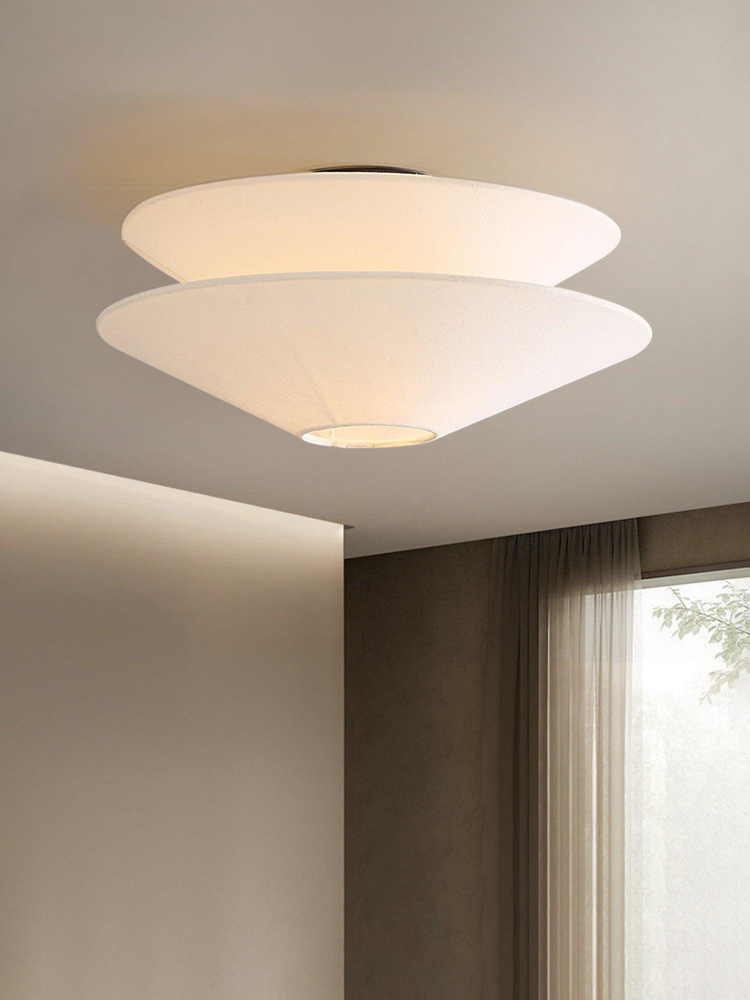 Eon Nordic Art Fabric Flushmount Ceiling Light - Letslighting