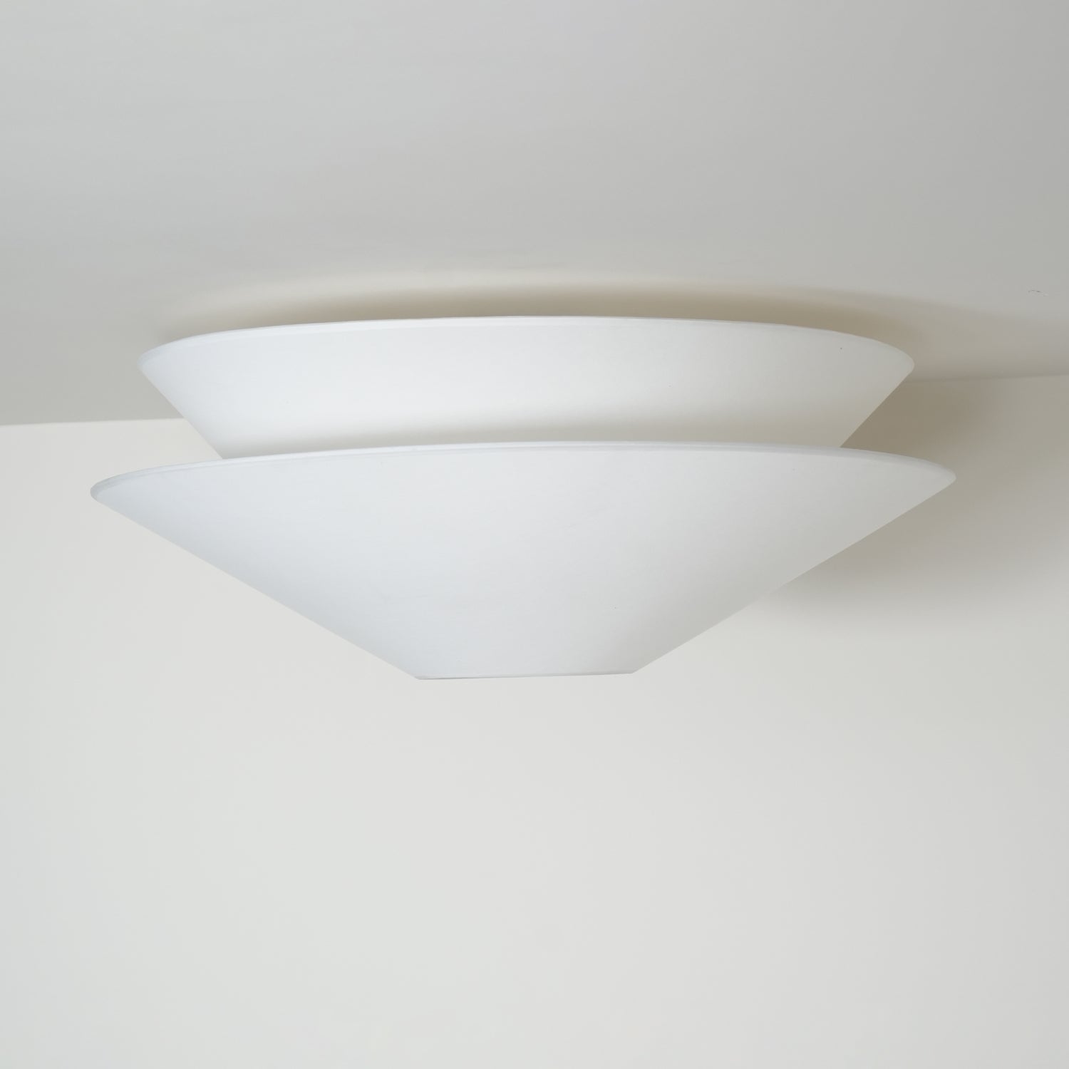 Ritta Double Cone Ceiling Light Fabric - Letslighting