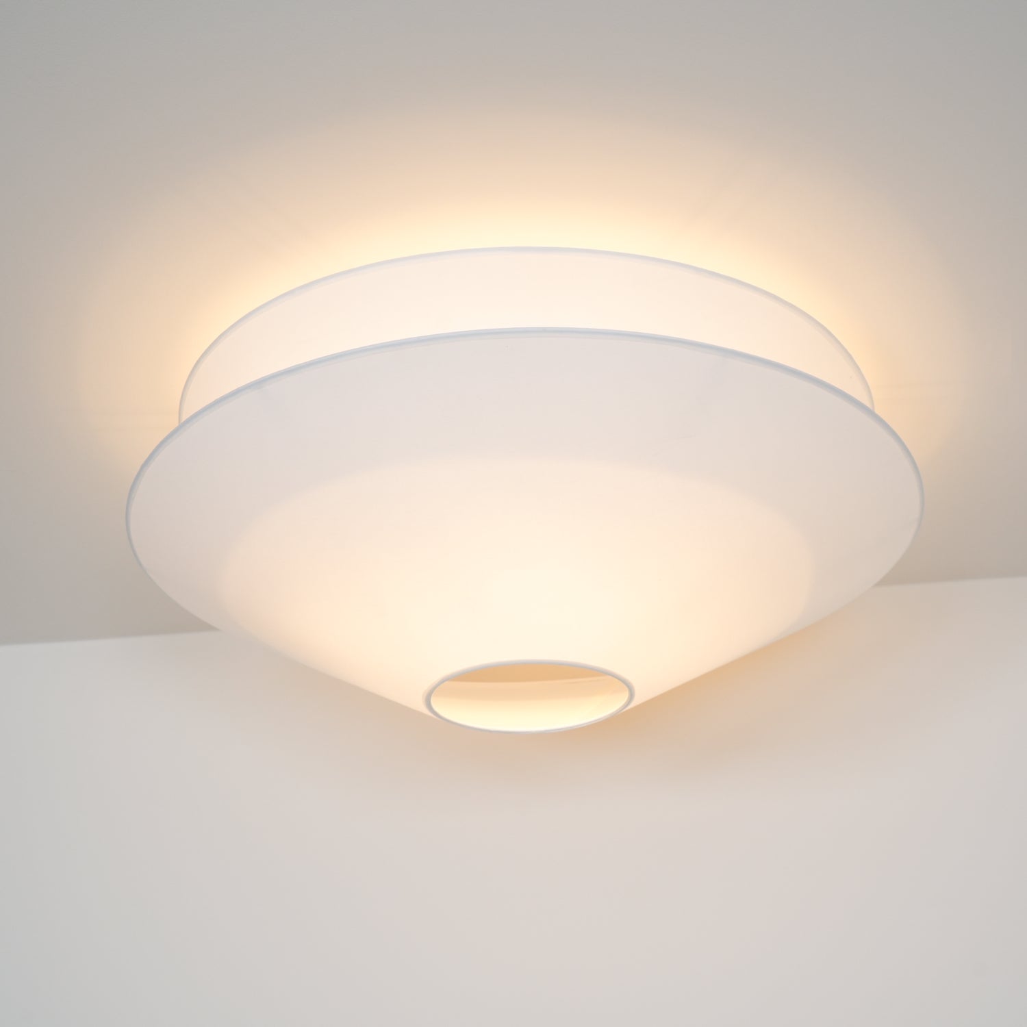 Ritta Double Cone Ceiling Light Fabric - Letslighting