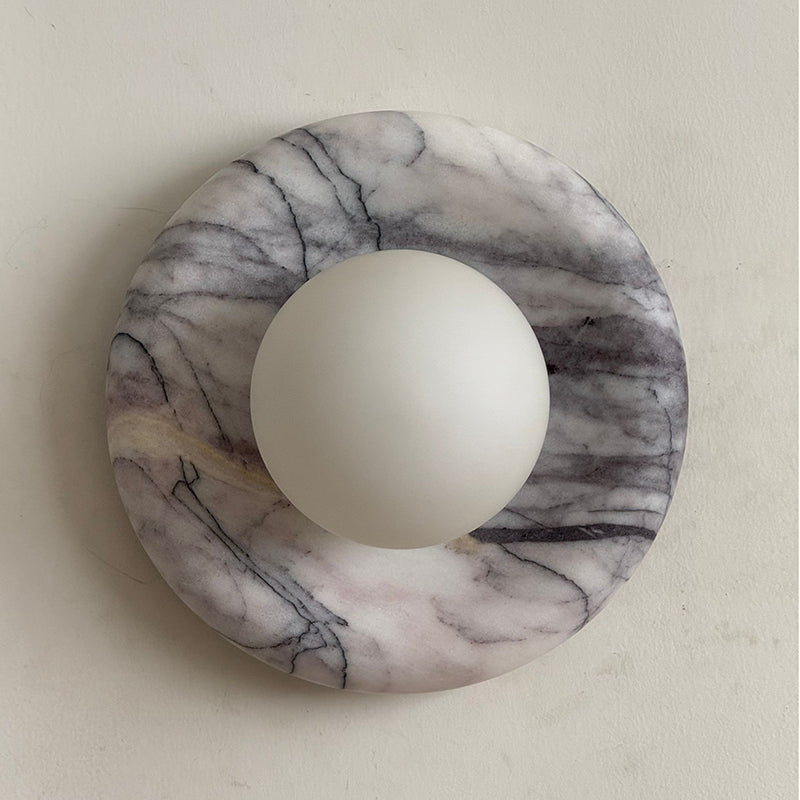 Zoraean Premium Elegance White Marble Sconce Wall Lamp - Letslighting